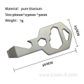 Titanium Bottle Opener Keychain Multitool with high quality